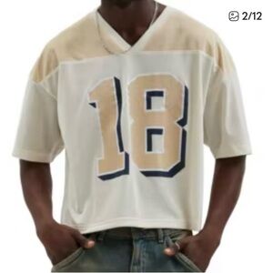 Urban Outfitters Mesh Football Jersey 18 Large